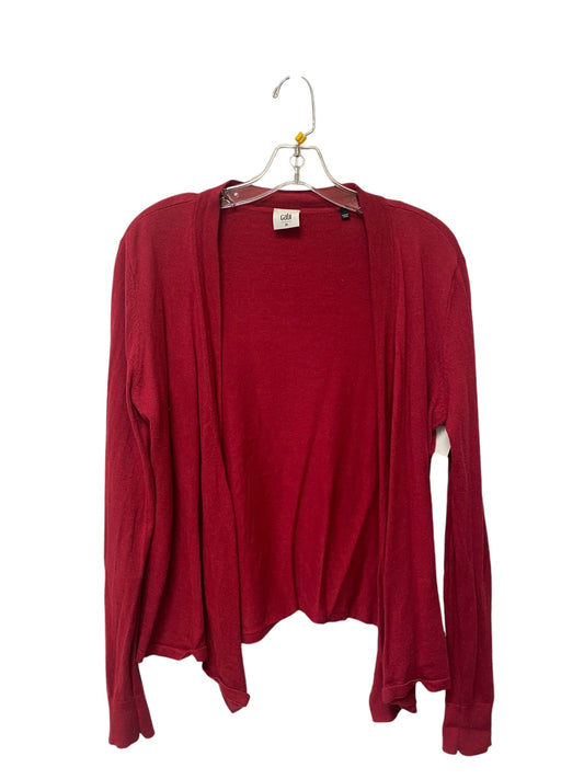 Cardigan By Cabi In Red, Size: M