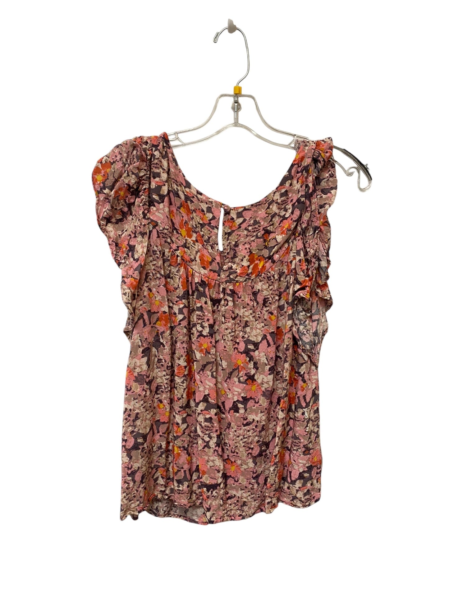 Top Sleeveless By Maeve In Floral Print, Size: S