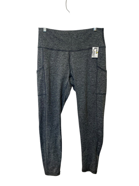 Athletic Leggings By Aerie In Grey, Size: L