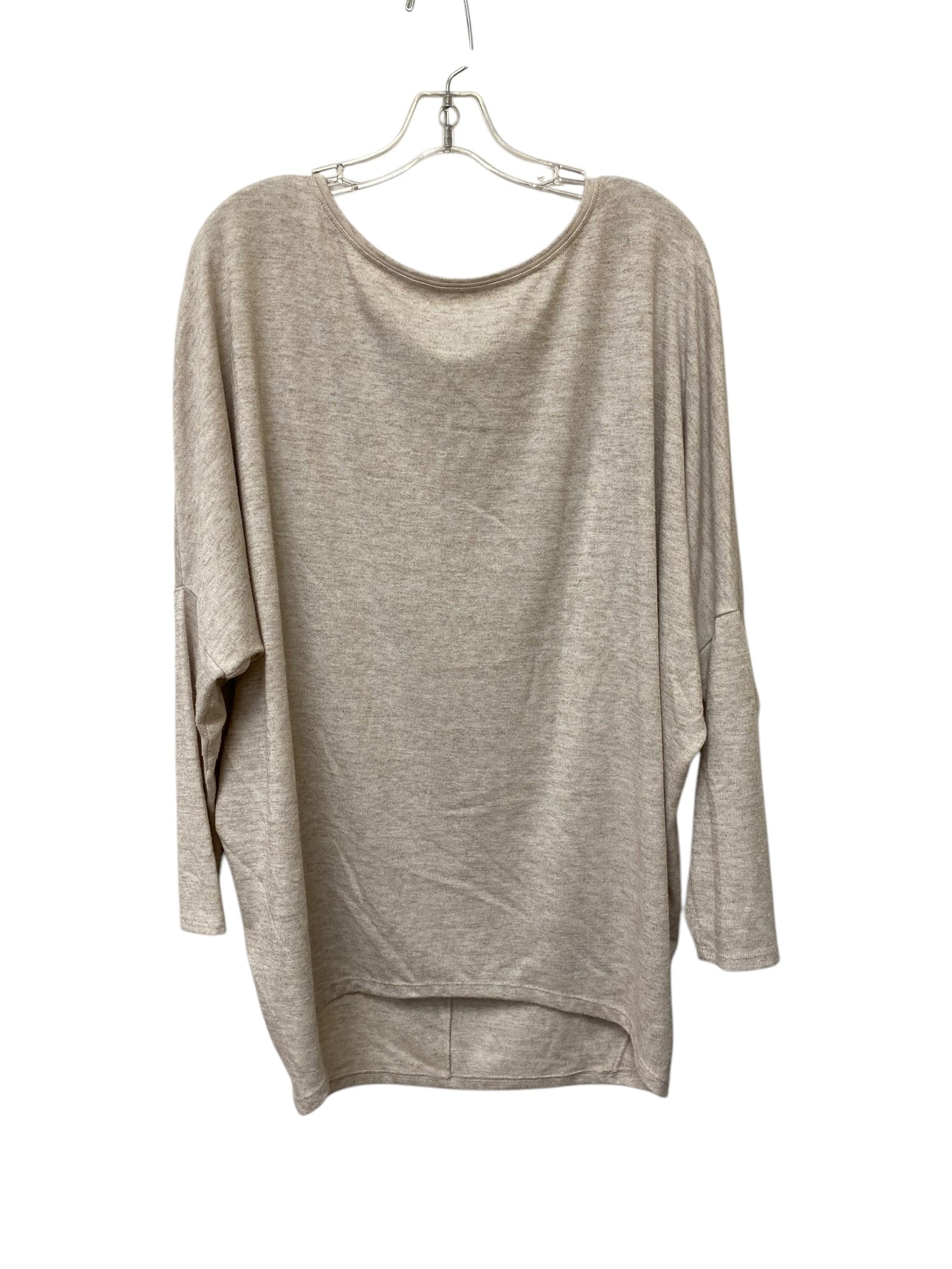 Top Long Sleeve By White House Black Market In Beige, Size: L