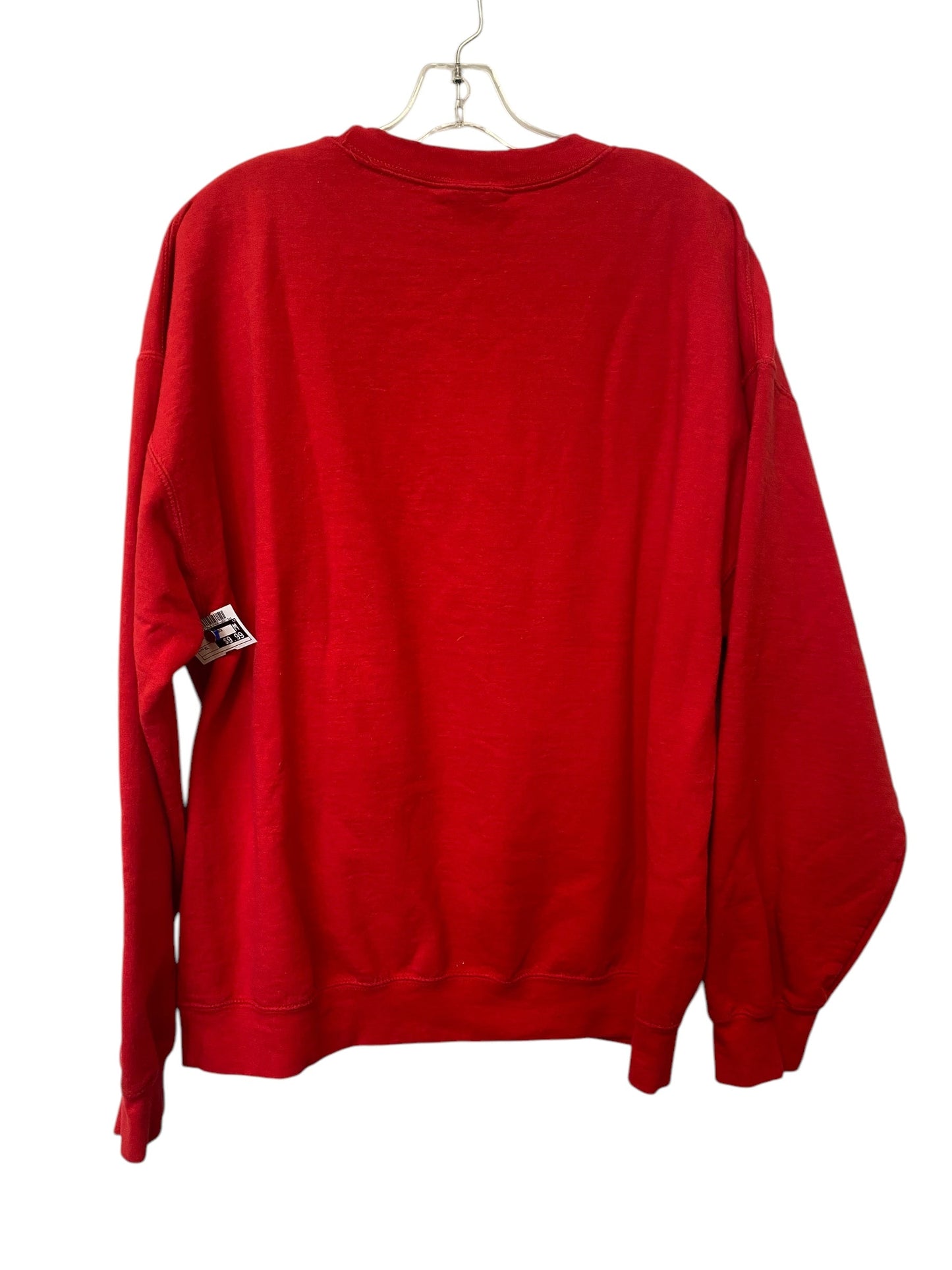 Sweatshirt Crewneck By Gildan In Red, Size: Xl