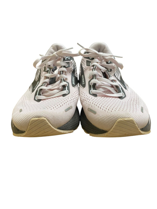 Shoes Athletic By Brooks In Grey & Pink, Size: 10