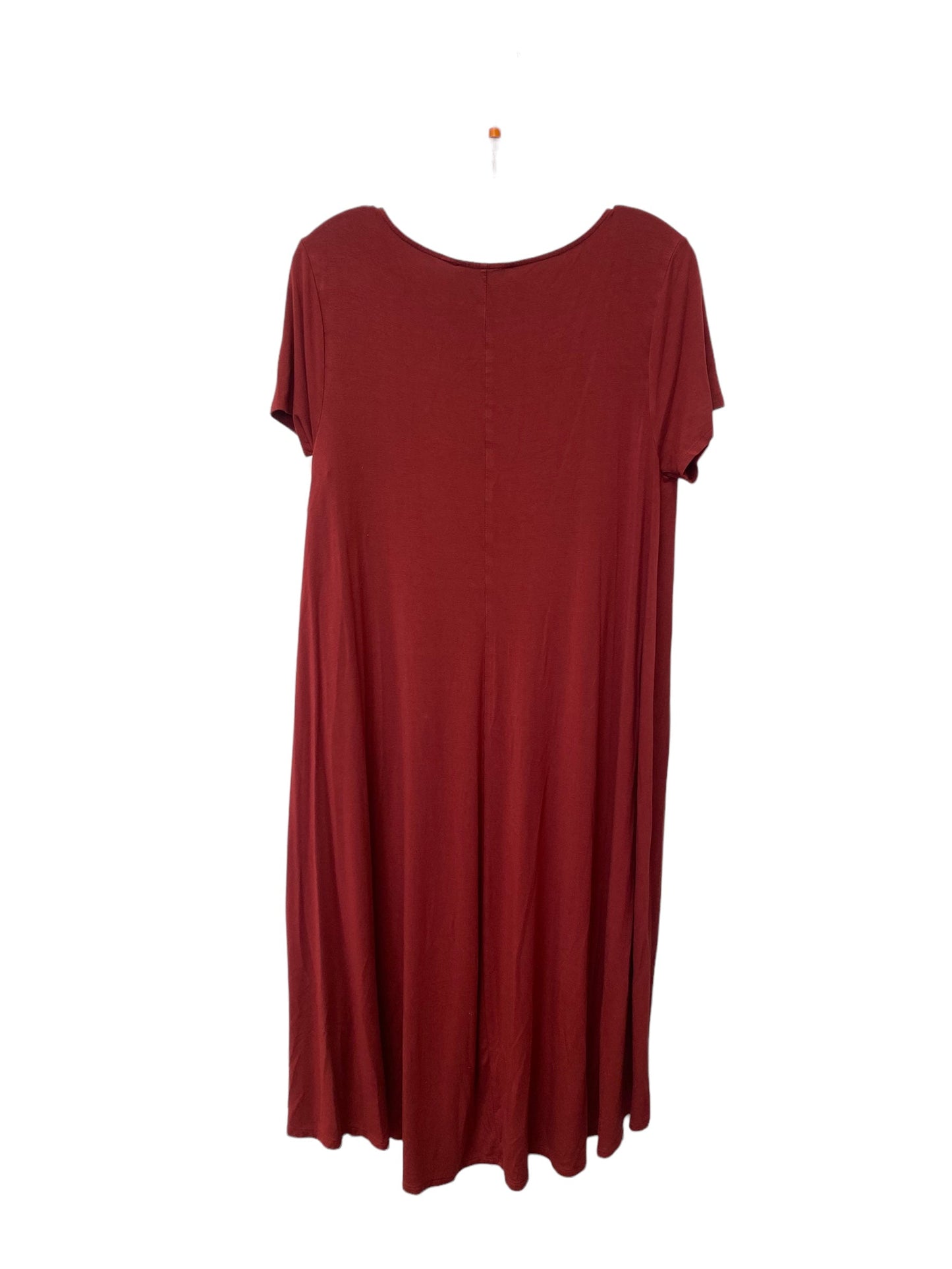 Red Dress Casual Midi Philosophy, Size L