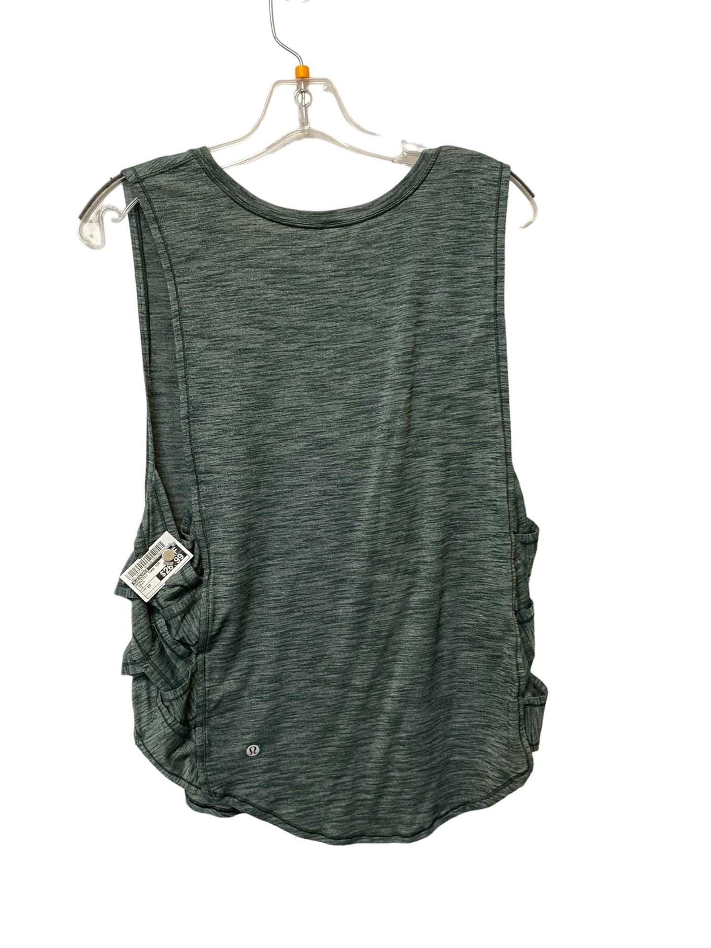 Green Athletic Tank Top Lululemon, Size 10