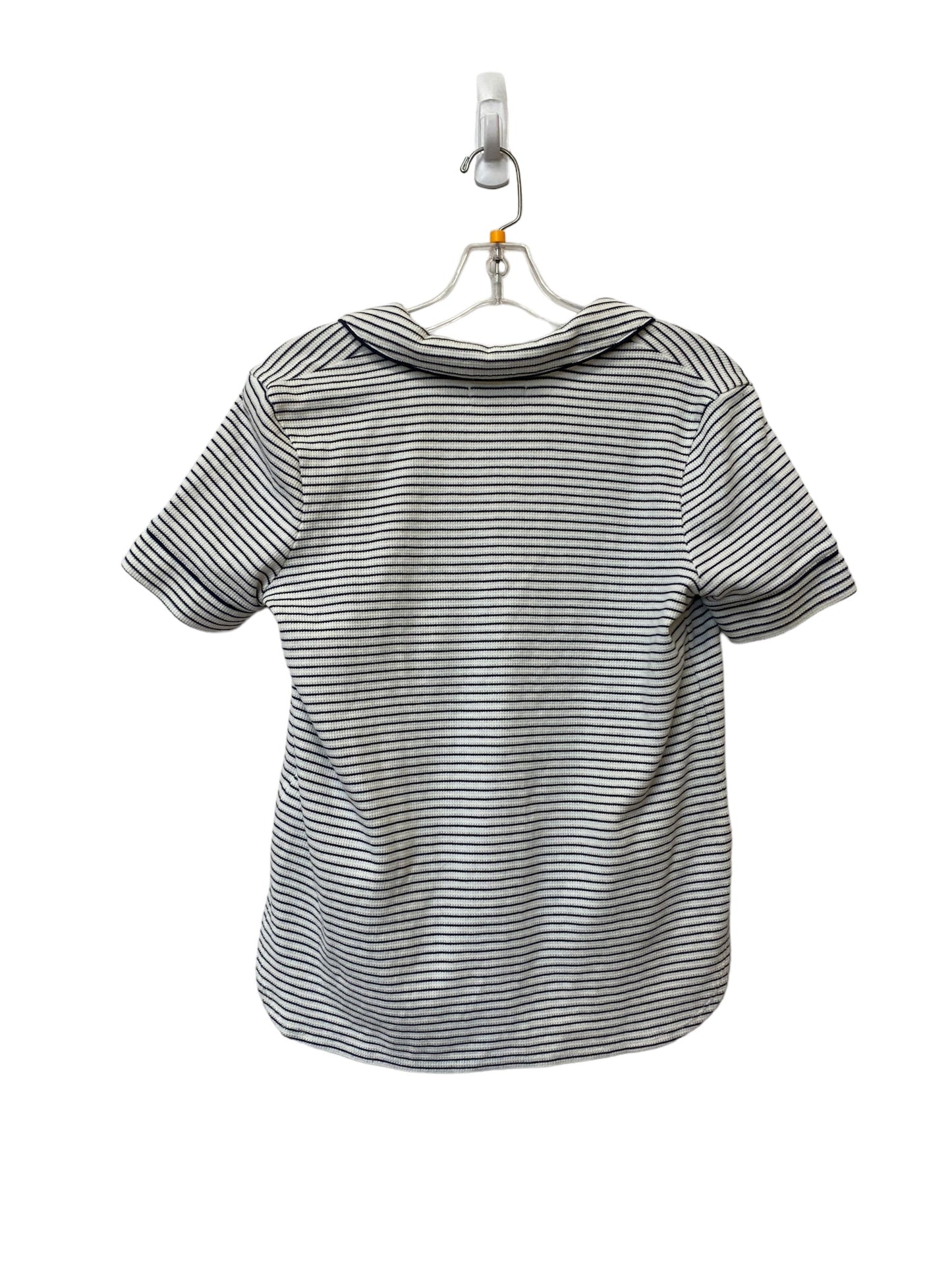 Striped Pattern Top Short Sleeve Madewell, Size Xxs