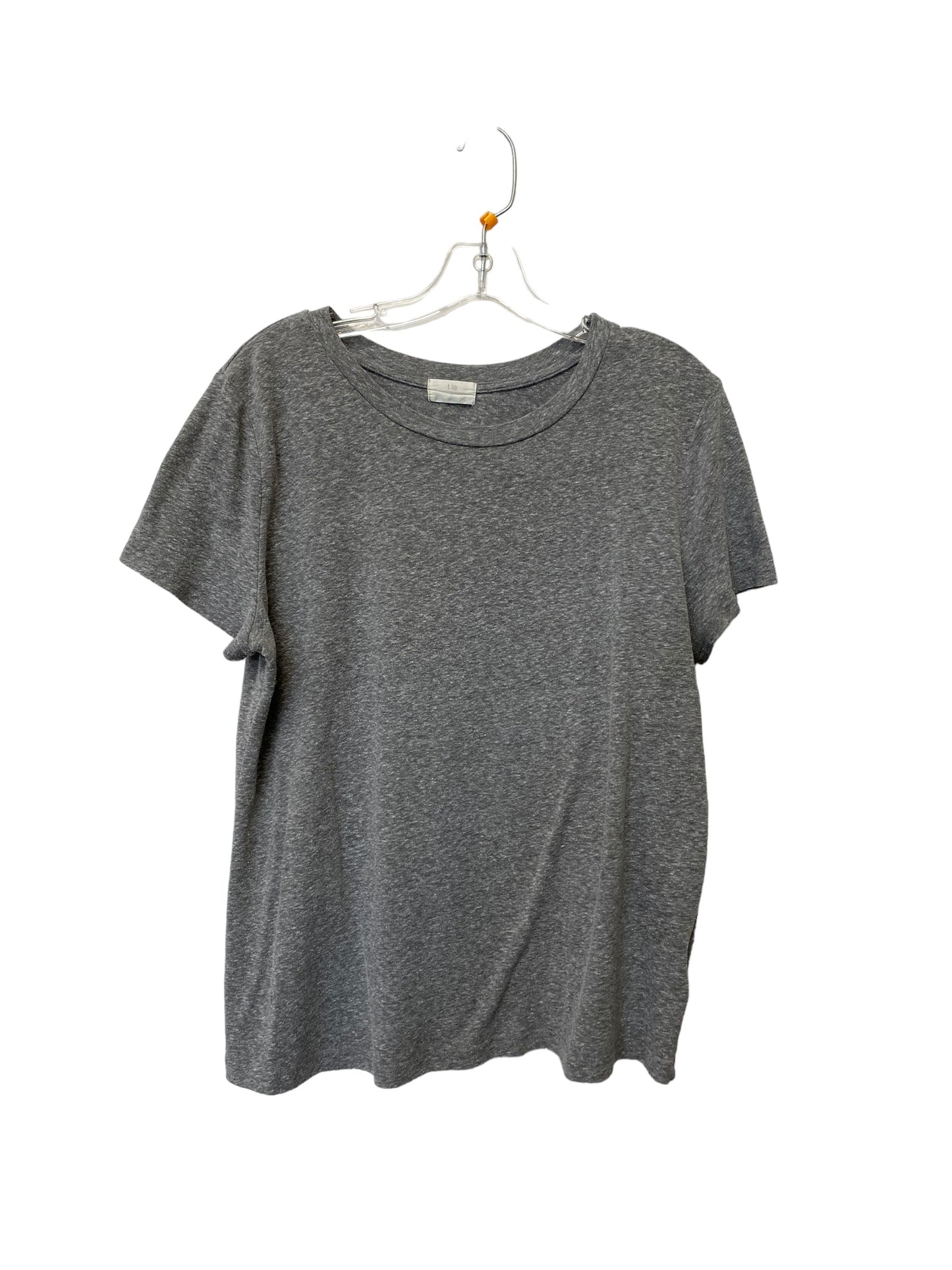 Grey Top Short Sleeve Basic T.la, Size L