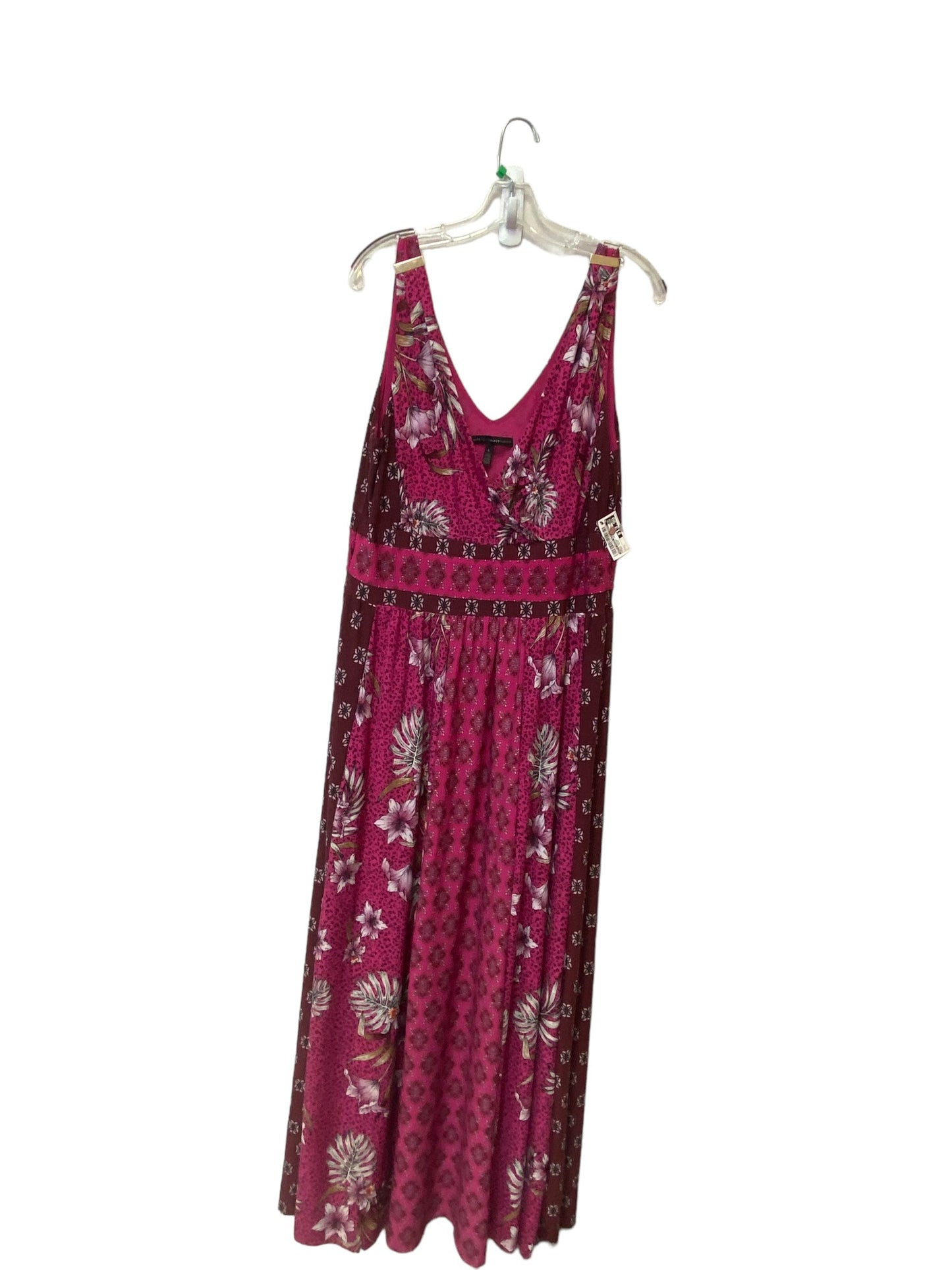 Floral Print Dress Casual Maxi White House Black Market, Size L