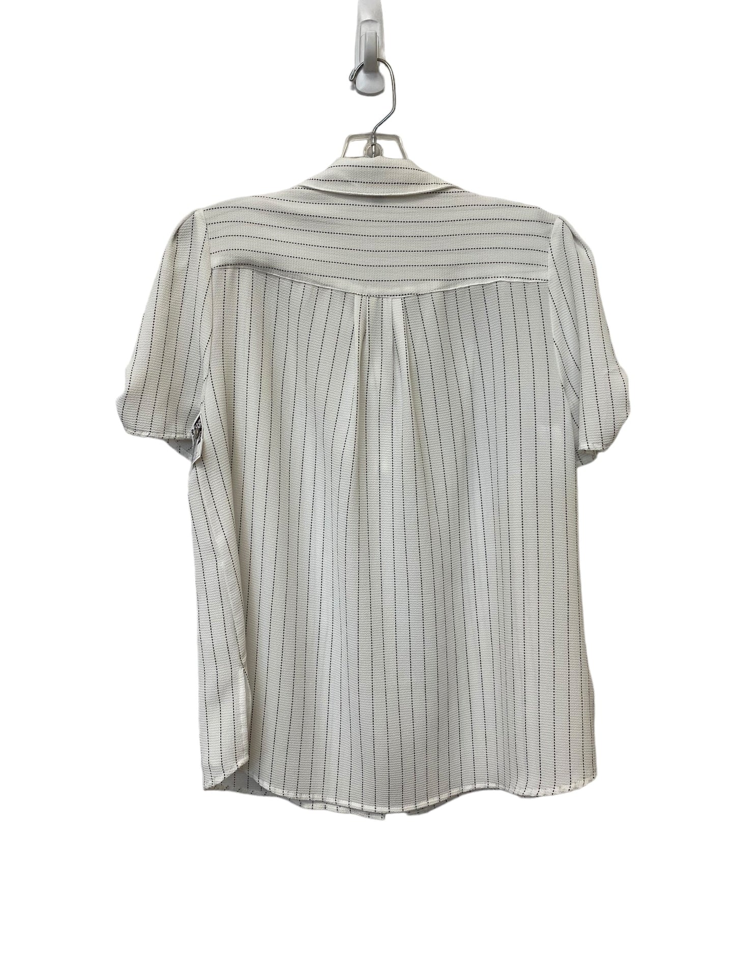 Striped Pattern Top Short Sleeve Adrianna Papell, Size S