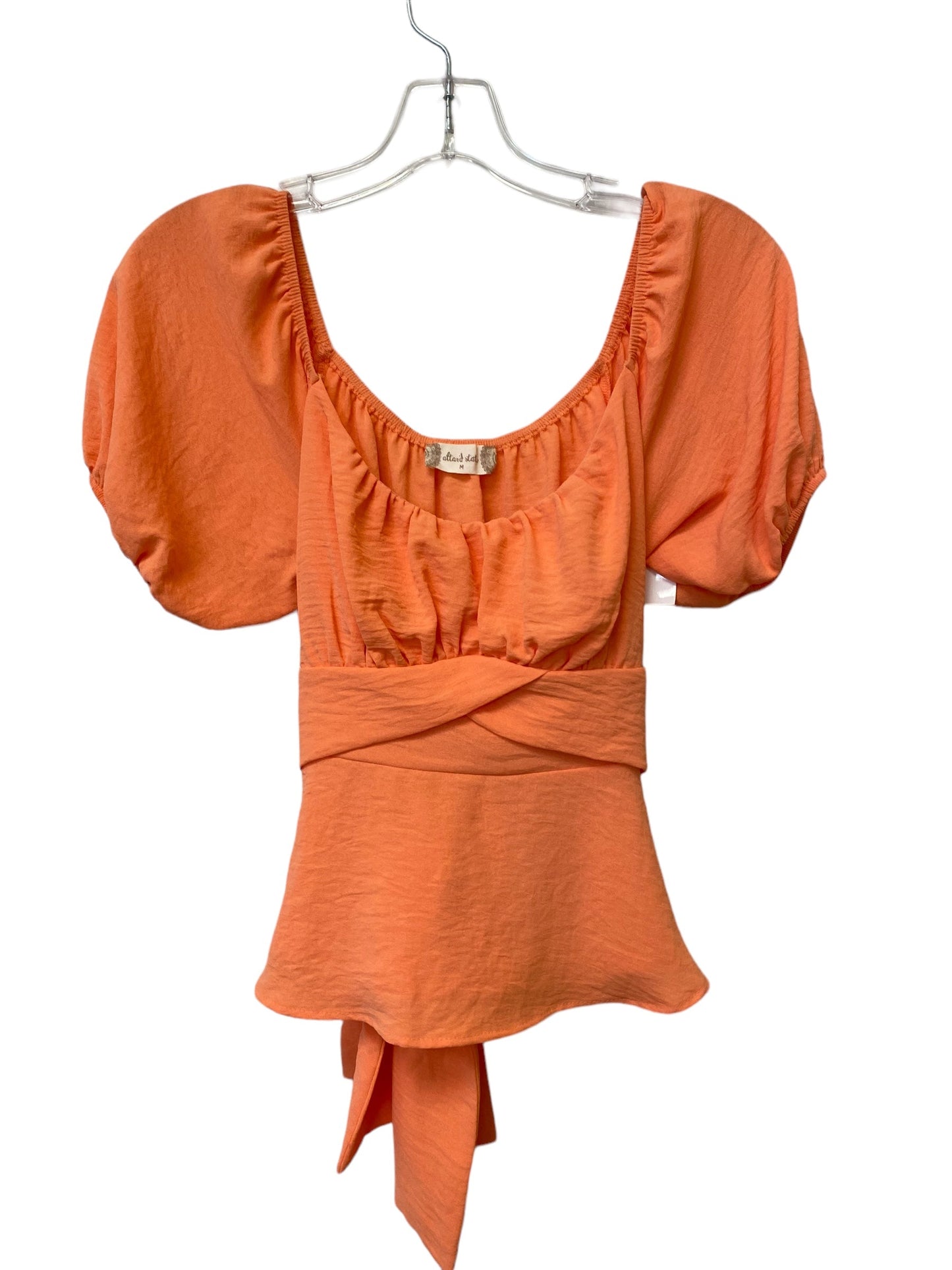 Orange Top Short Sleeve Altard State, Size M