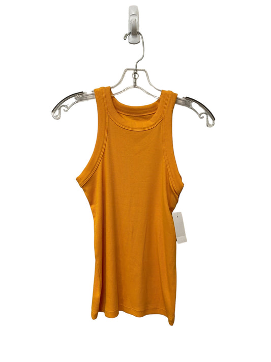 Yellow Top Sleeveless Loft, Size Xs