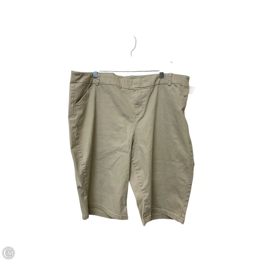 Shorts By Lane Bryant In Tan, Size: 18