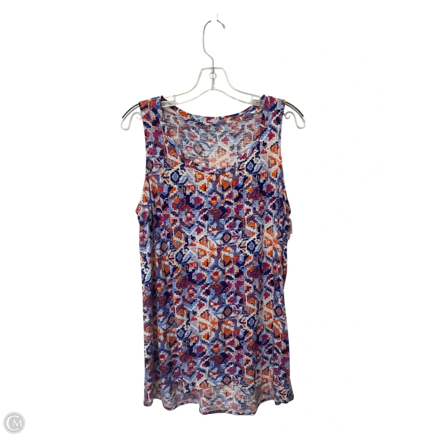 Top Sleeveless By New Directions In Multi-colored, Size: M