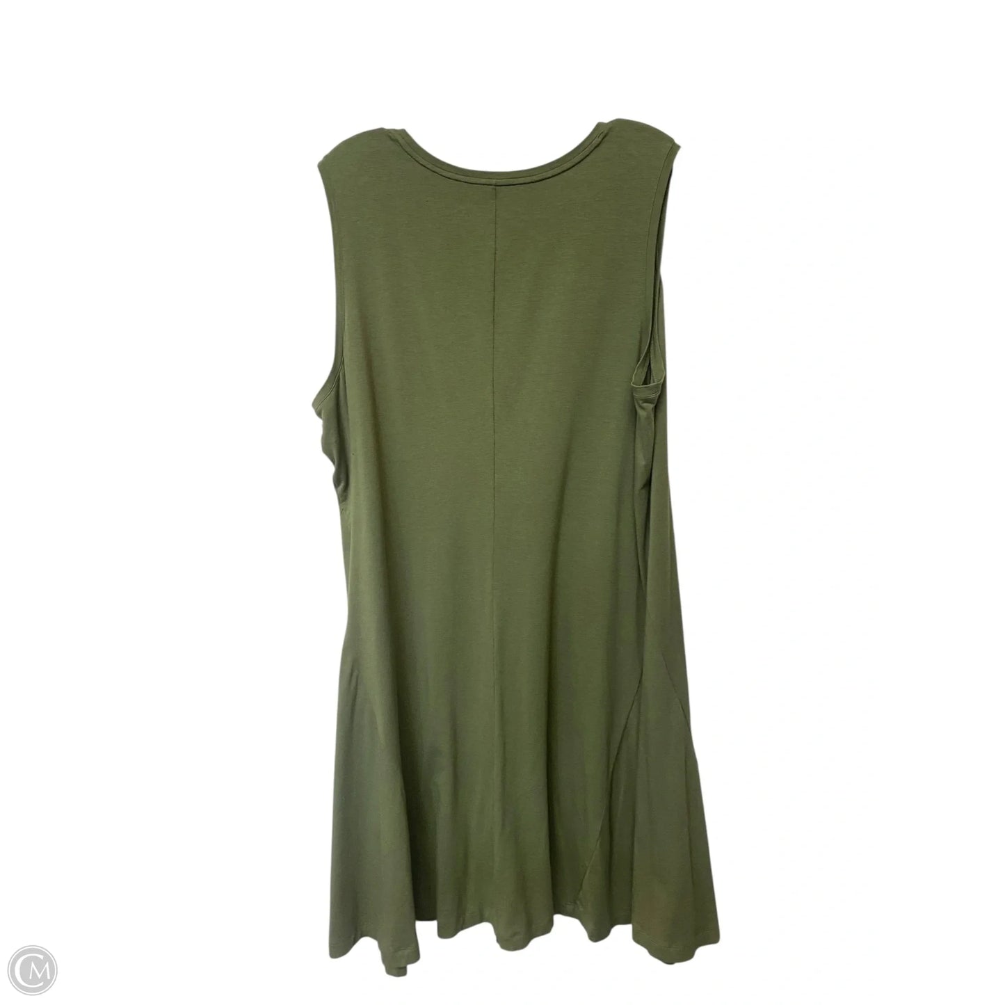 Dress Casual Midi By Cmf In Green, Size: Xl