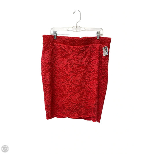 Skirt Mini & Short By Torrid In Pink, Size: 2