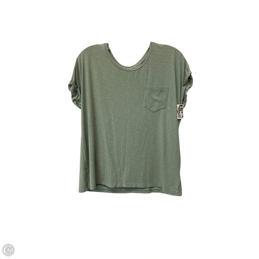 Top Short Sleeve By Max Studio In Green, Size: Xl