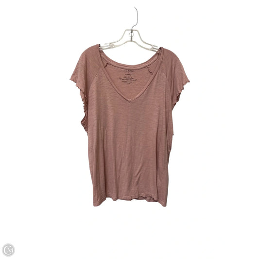 Top Short Sleeve By Torrid In Pink, Size: Xl