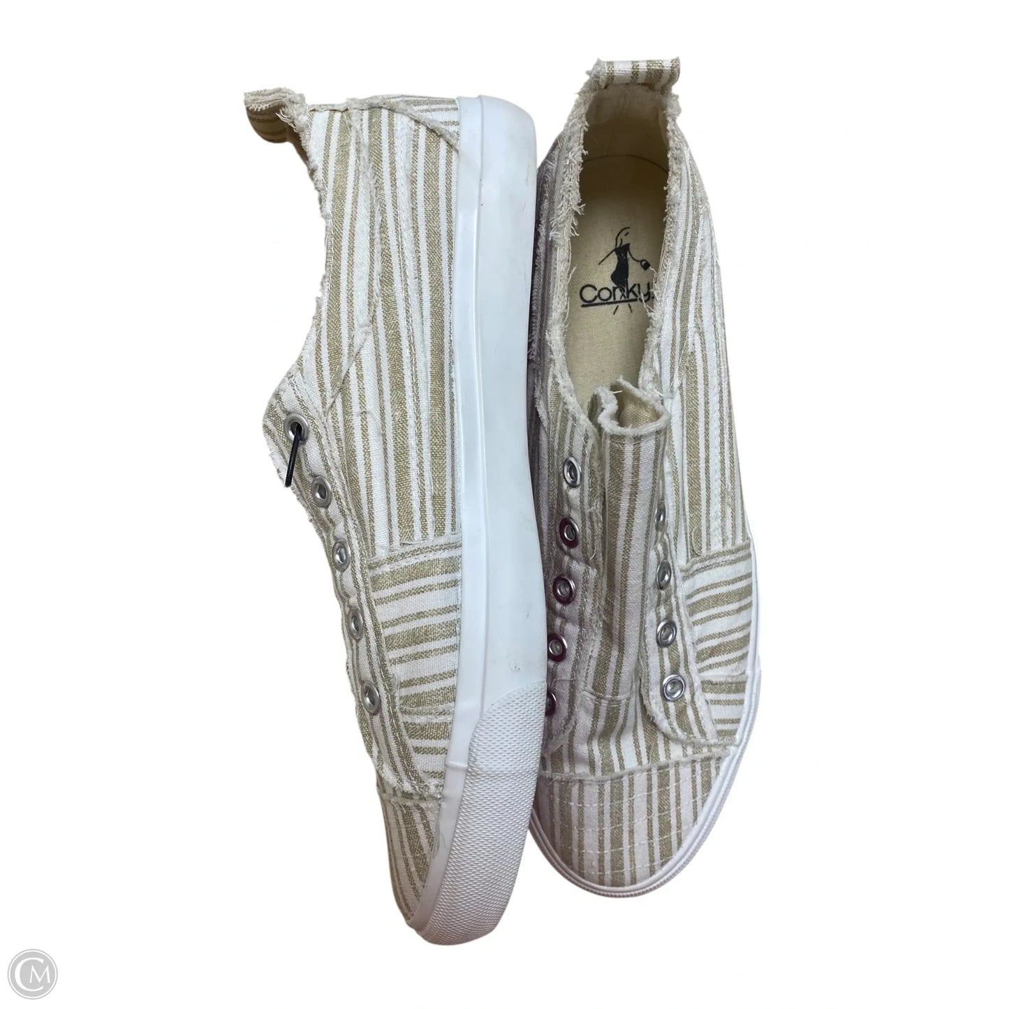 Shoes Flats By Corkys In Cream, Size: 10