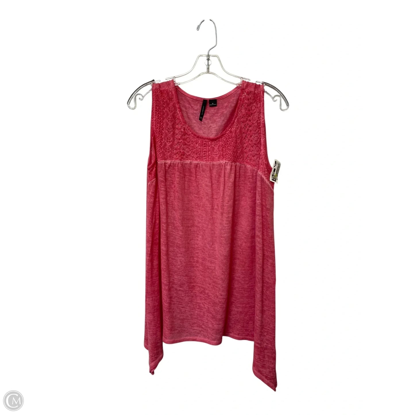 Top Sleeveless By New Directions In Pink, Size: Xl