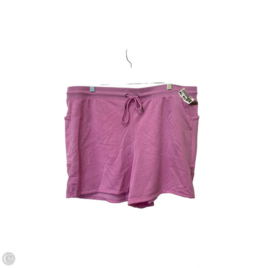 Athletic Shorts By Nine West Apparel In Purple, Size: 3x