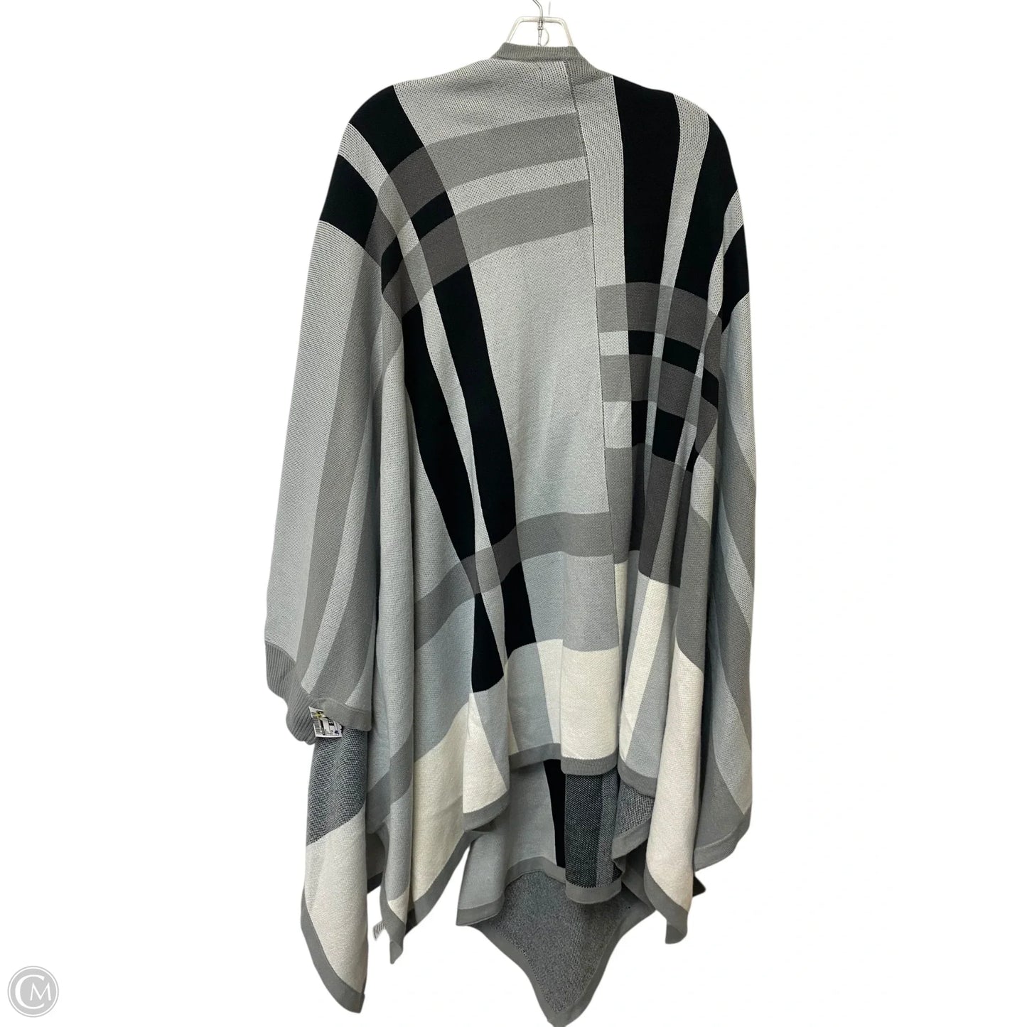 Poncho By Roamans In Grey, Size: 2x