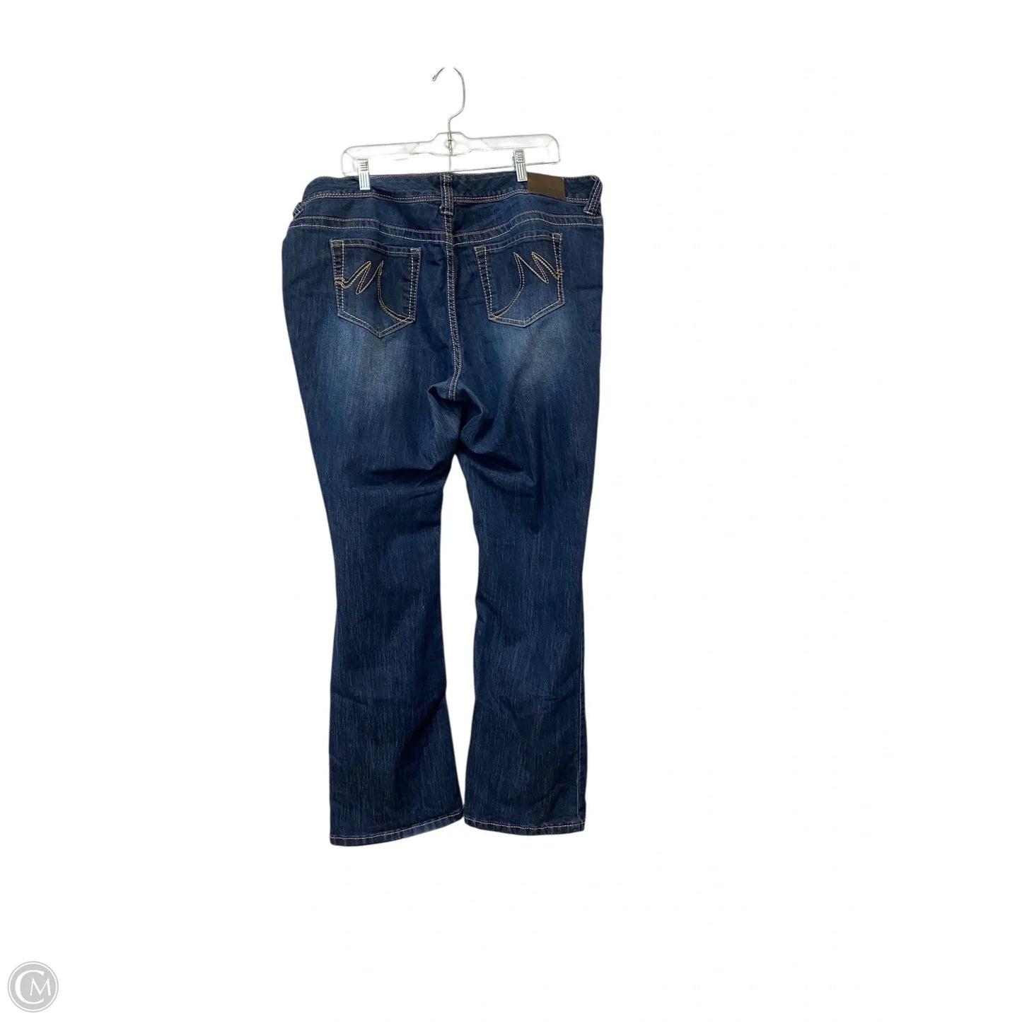 Jeans Straight By Maurices In Blue Denim, Size: 20