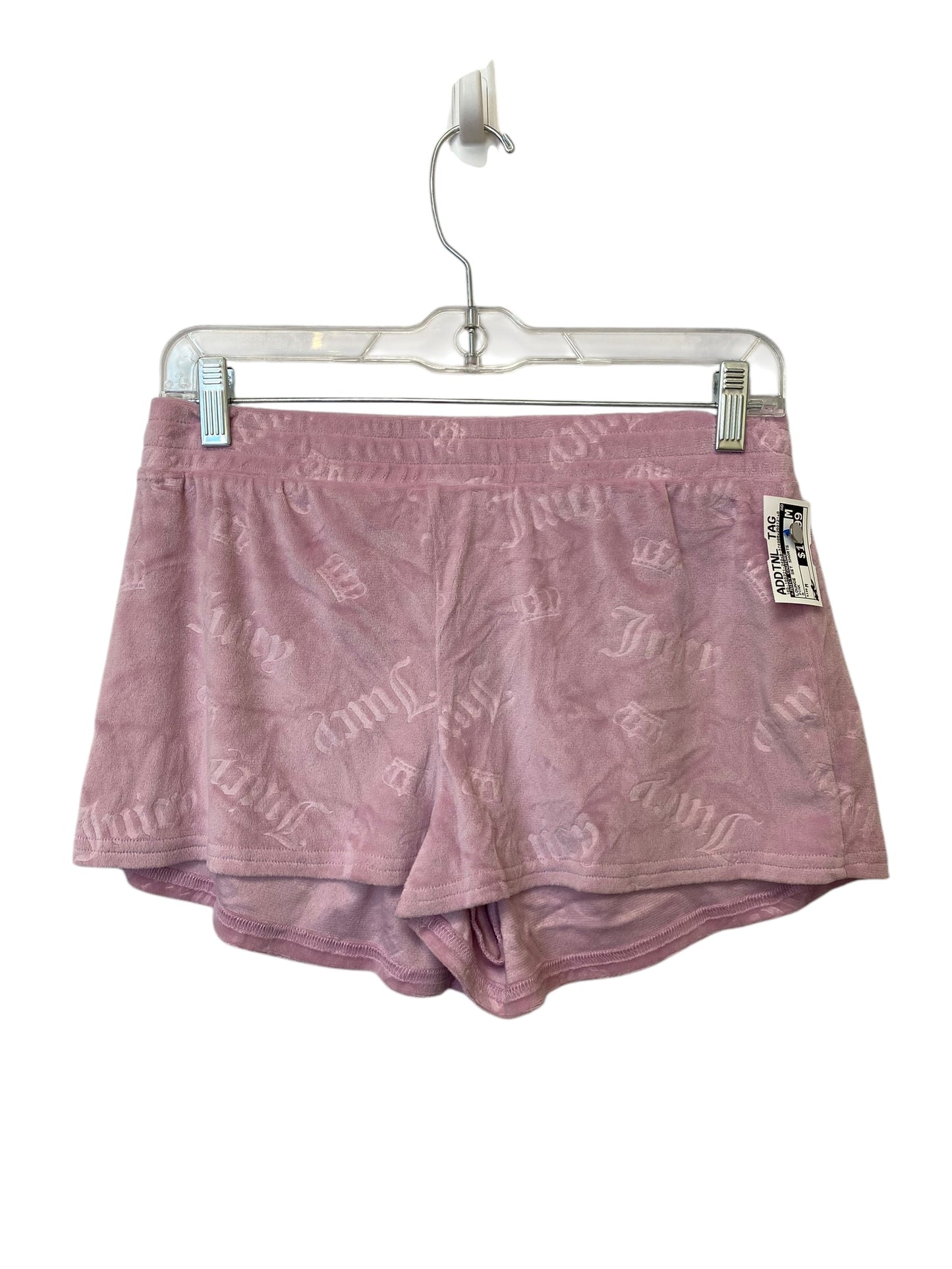 Lounge Set Shorts By Juicy Couture In Pink, Size: M