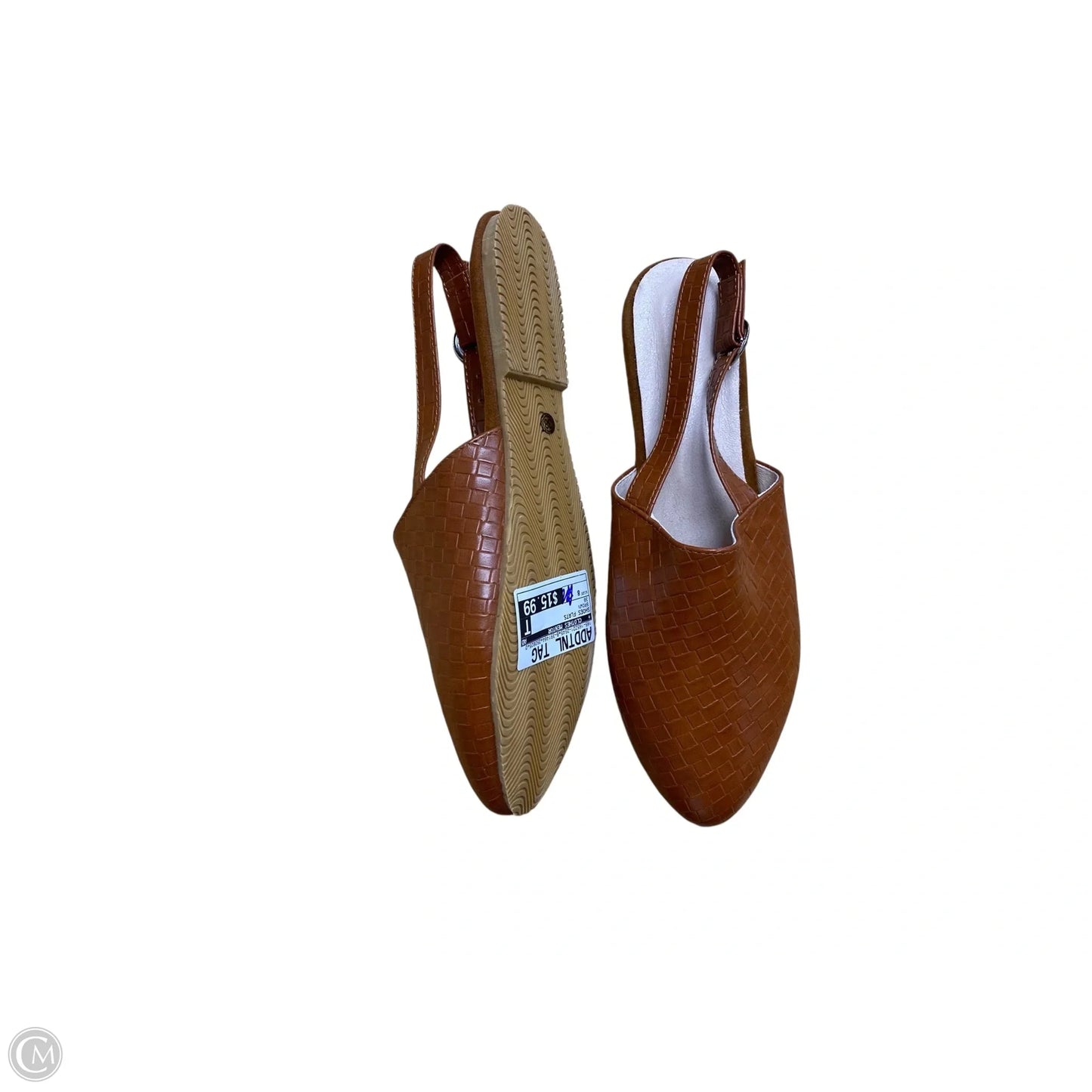 Shoes Flats By Clothes Mentor In Brown, Size: 8