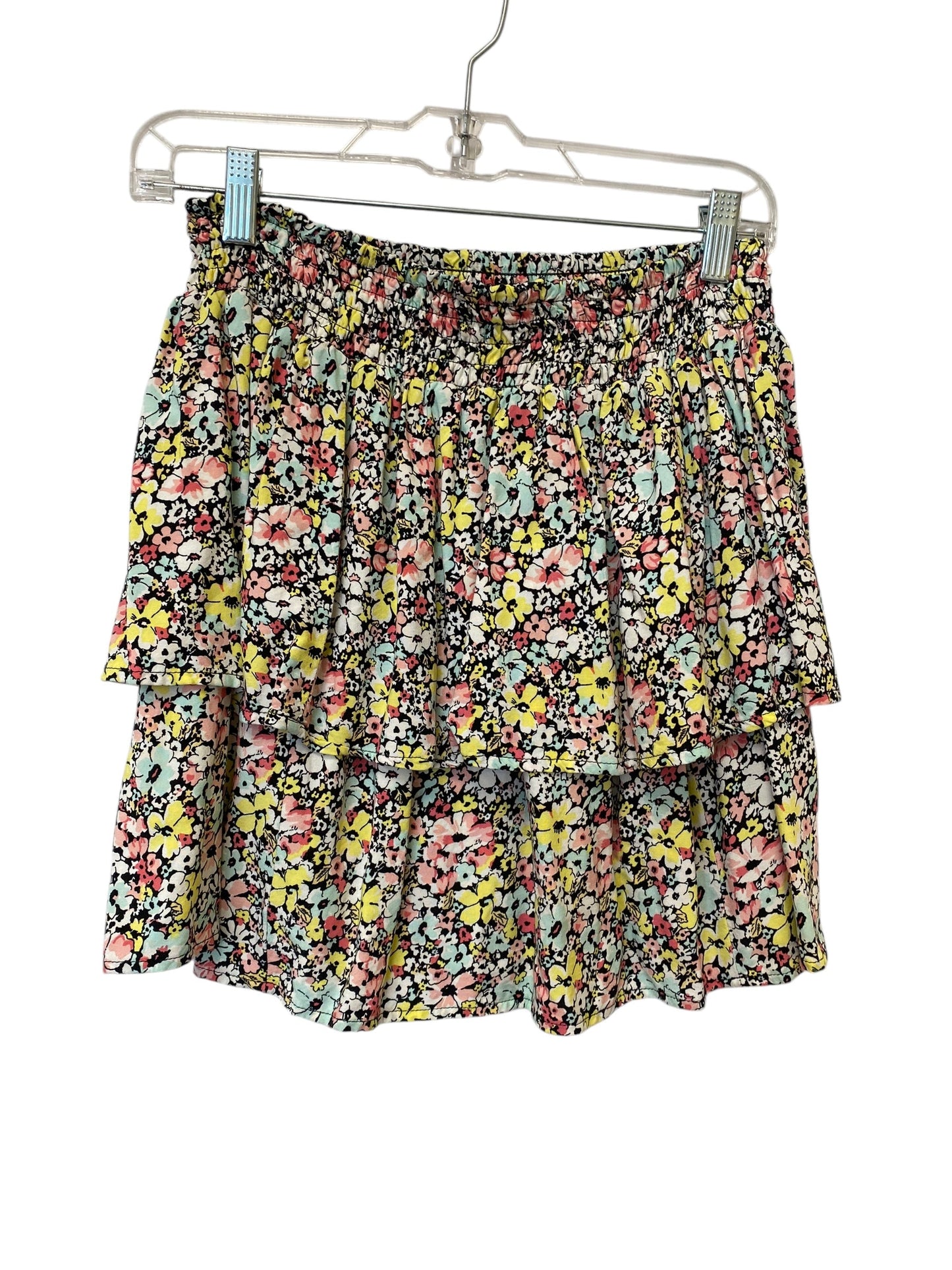 Skirt Midi By No Boundaries In Floral Print, Size: L