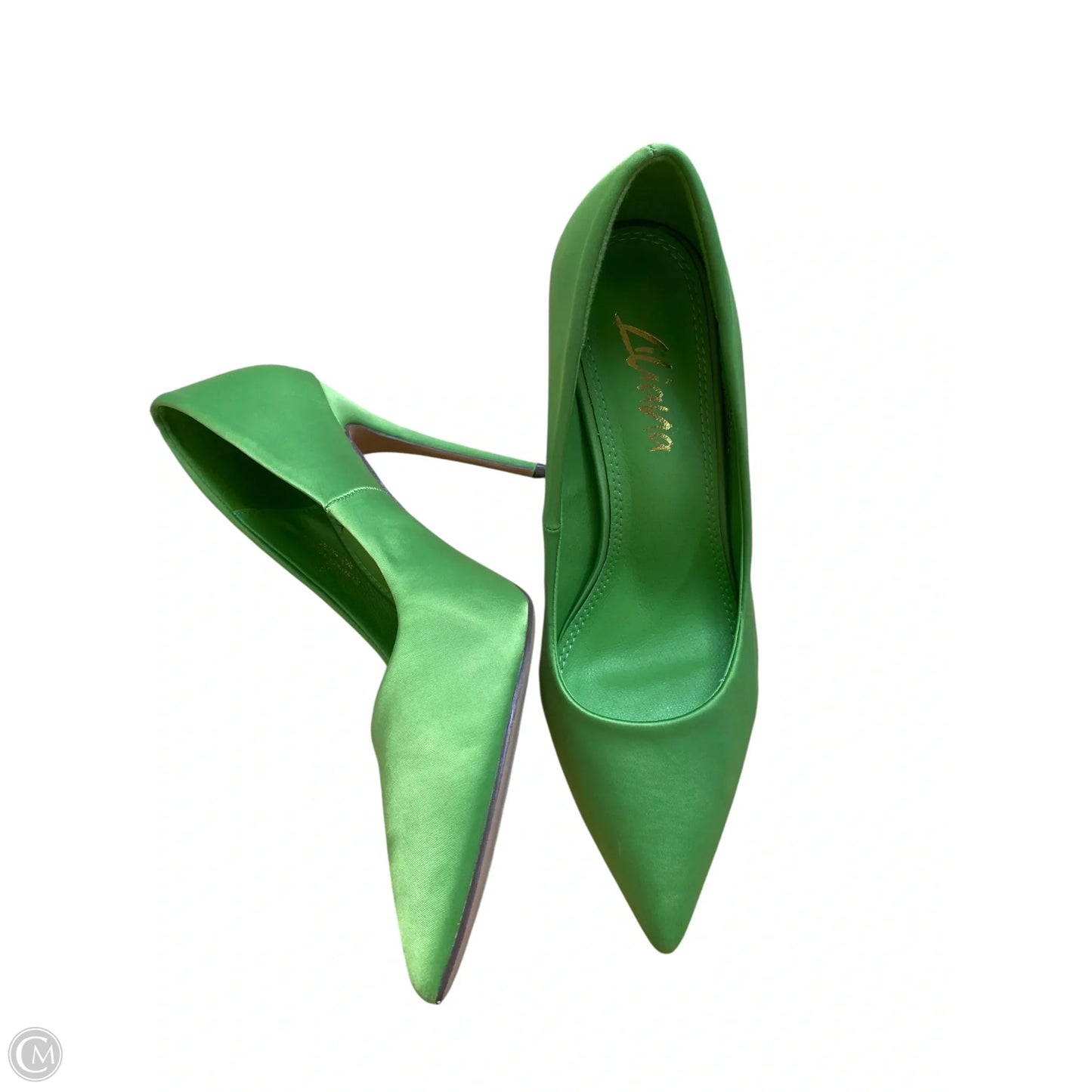 Shoes Heels Stiletto By Liliana In Green, Size: 11