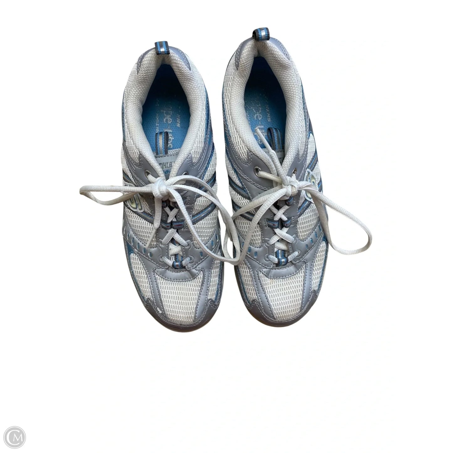 Shoes Athletic By Skechers In Blue & Grey, Size: 7.5