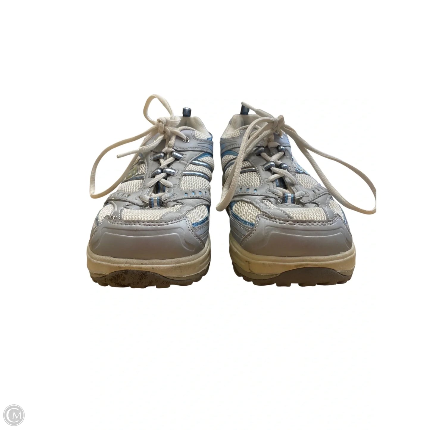 Shoes Athletic By Skechers In Blue & Grey, Size: 7.5