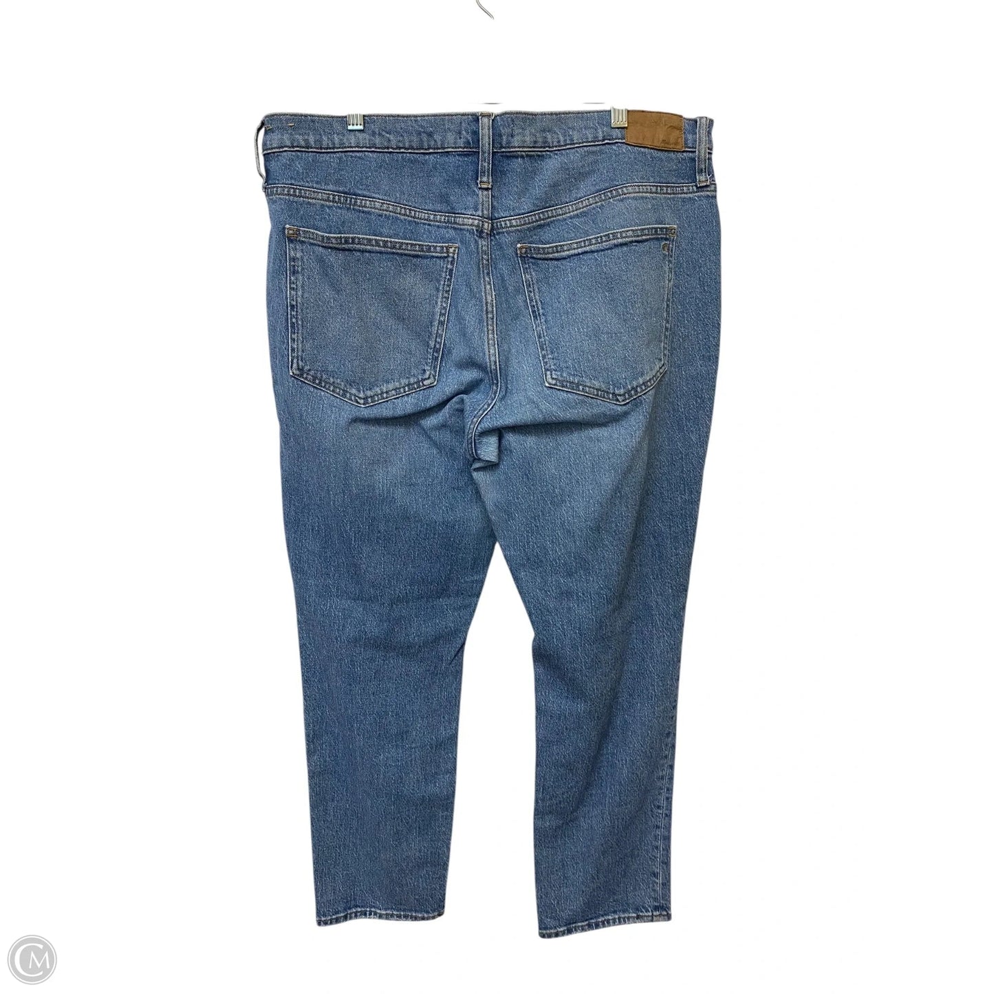 Jeans Straight By Madewell In Blue Denim, Size: 12
