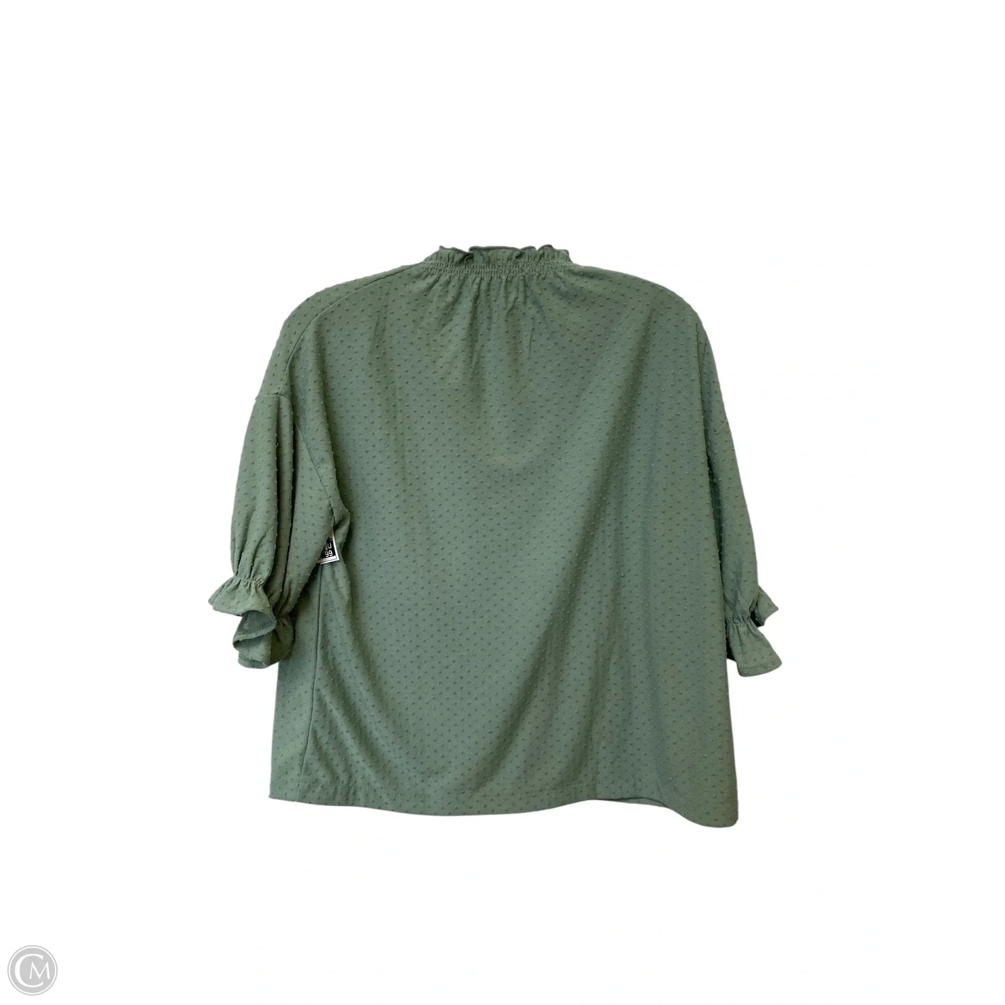 Top Short Sleeve By Madewell In Green, Size: S