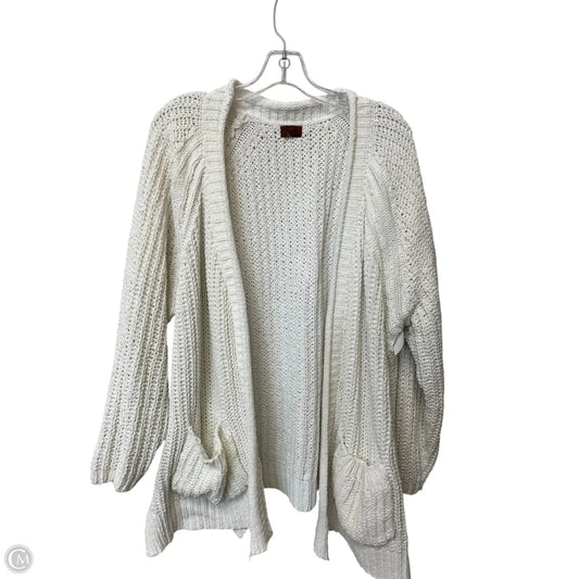 Cardigan By Pol In White, Size: M