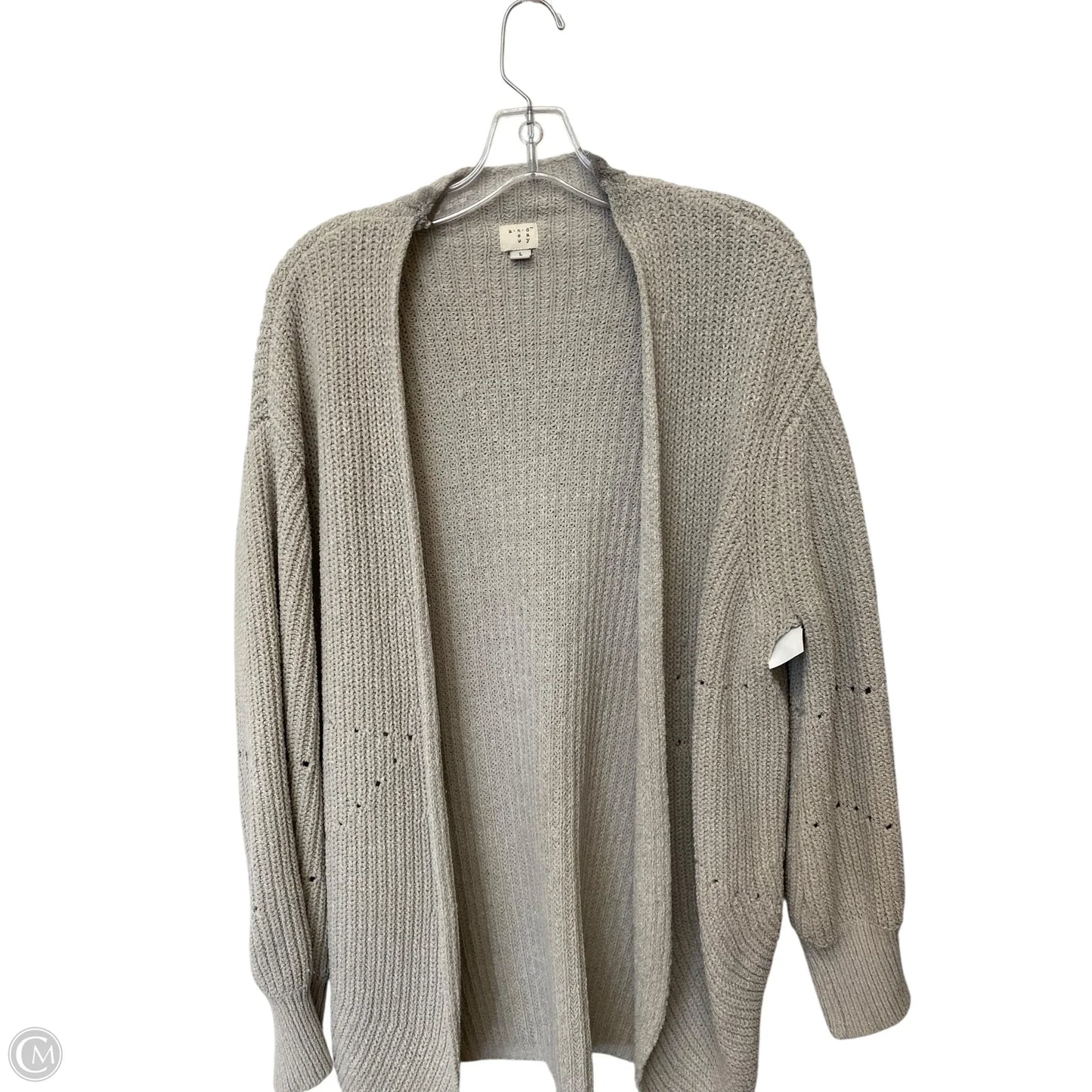 Cardigan By A New Day In Grey, Size: L