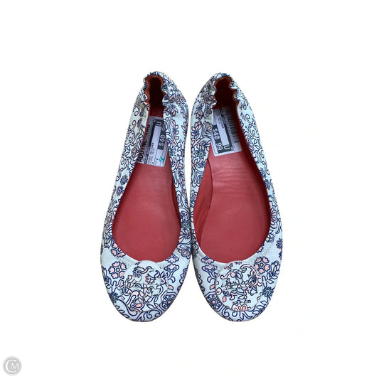 Shoes Designer By Tory Burch In Floral Print, Size: 8