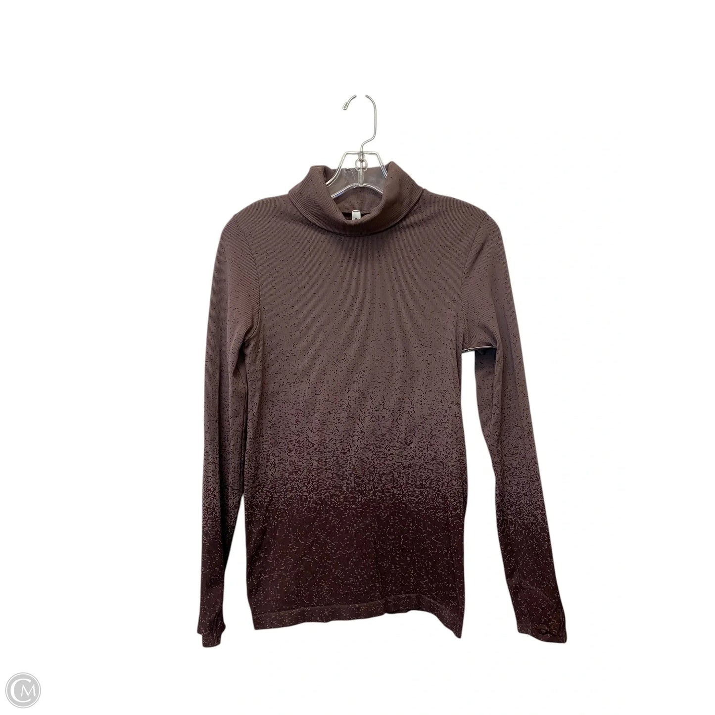 Athletic Top Long Sleeve Collar By Athleta In Purple, Size: S