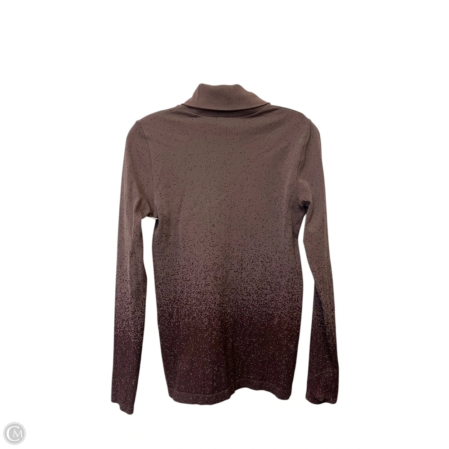 Athletic Top Long Sleeve Collar By Athleta In Purple, Size: S