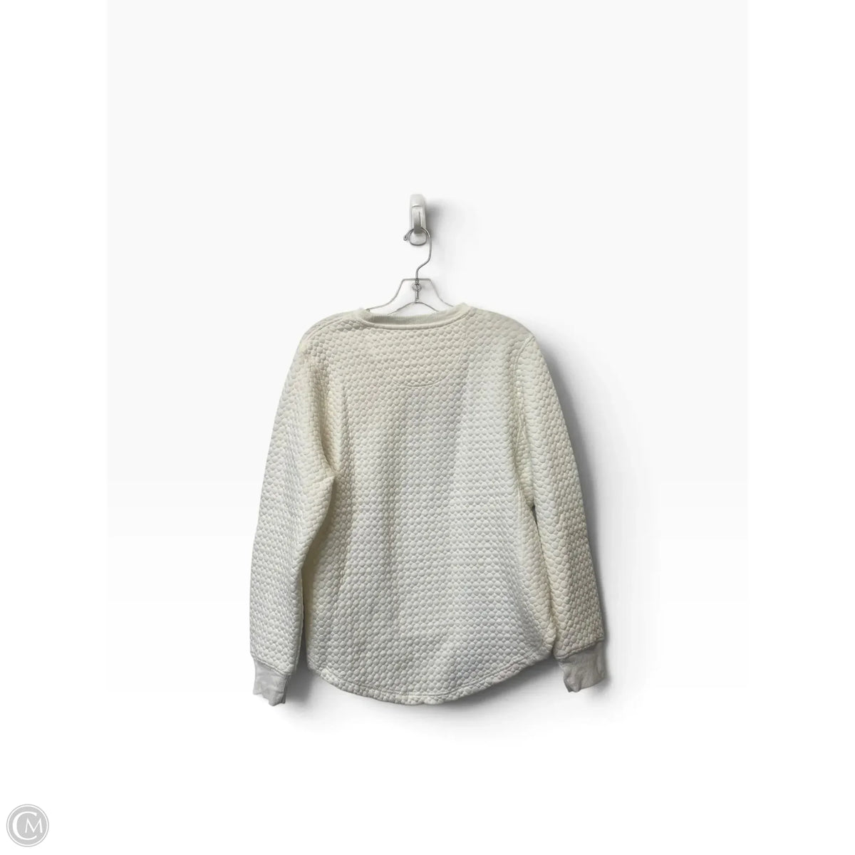 Sweatshirt Crewneck By Pressbox In White, Size: S