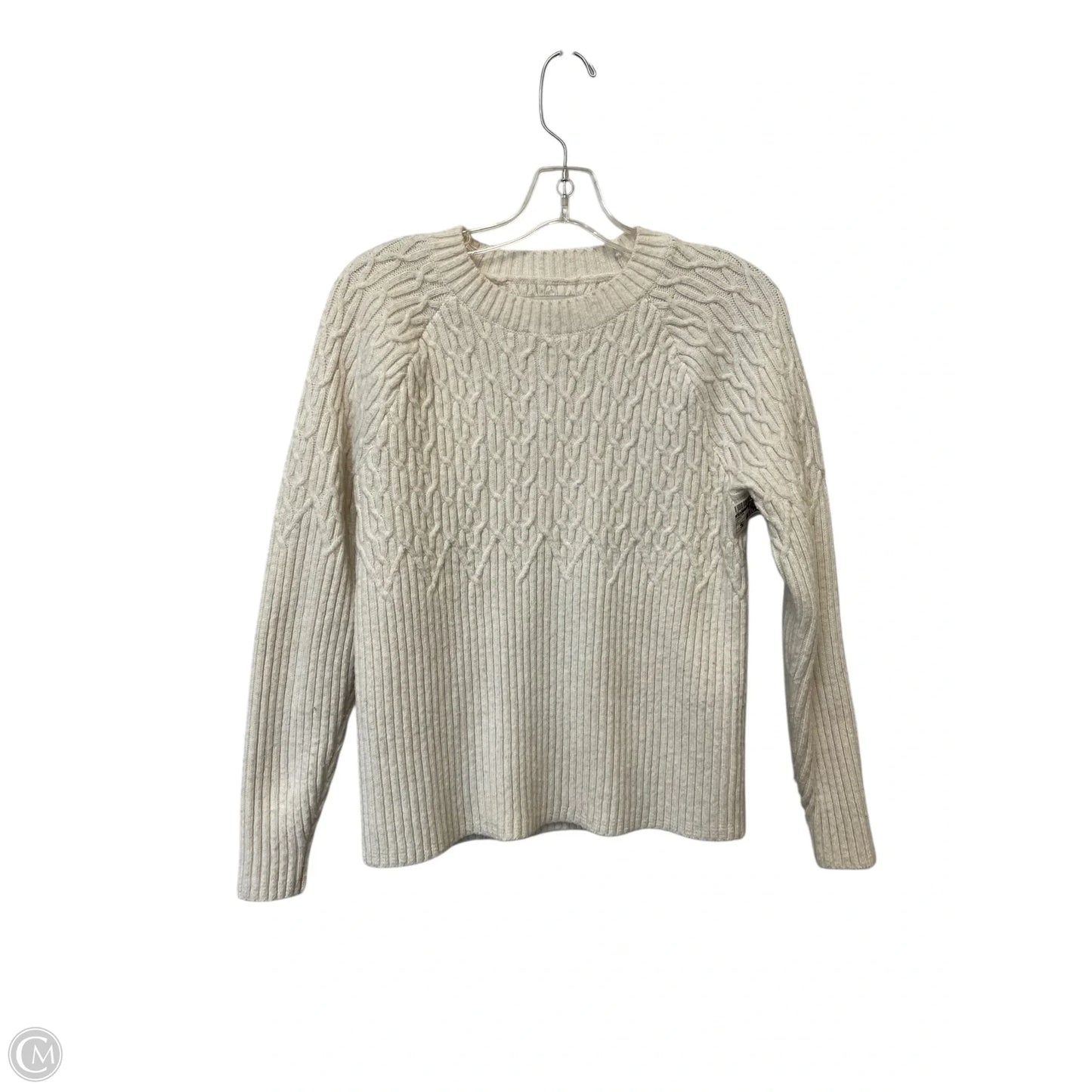 Sweater By Loft In White, Size: M