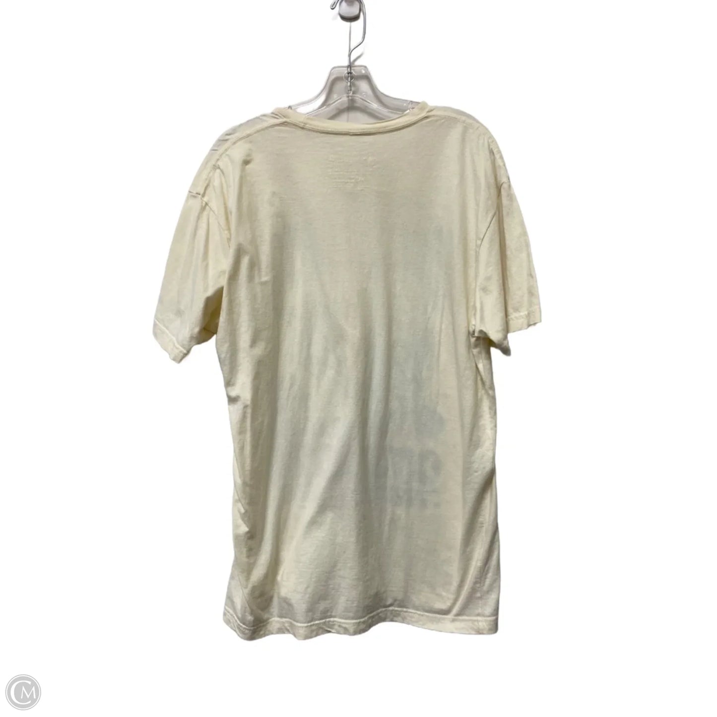 Top Short Sleeve By Clothes Mentor In Cream, Size: Xl
