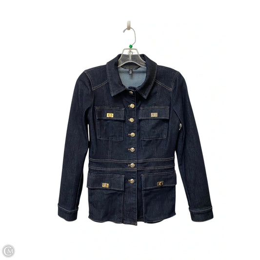 Jacket Denim By White House Black Market In Blue Denim, Size: Xs
