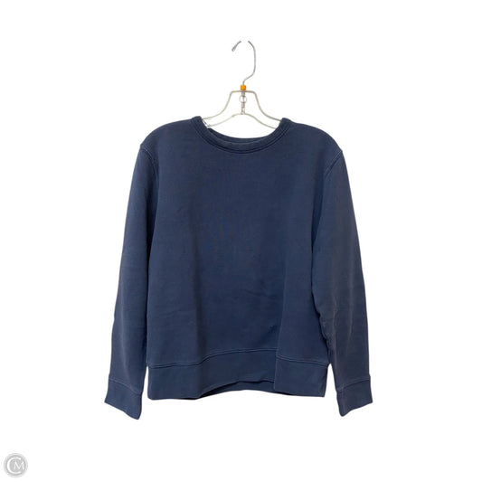 Sweatshirt Crewneck By Madewell In Blue, Size: S