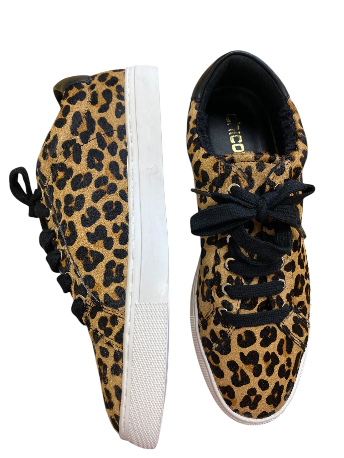 Shoes Sneakers By Chicos In Animal Print, Size: 9