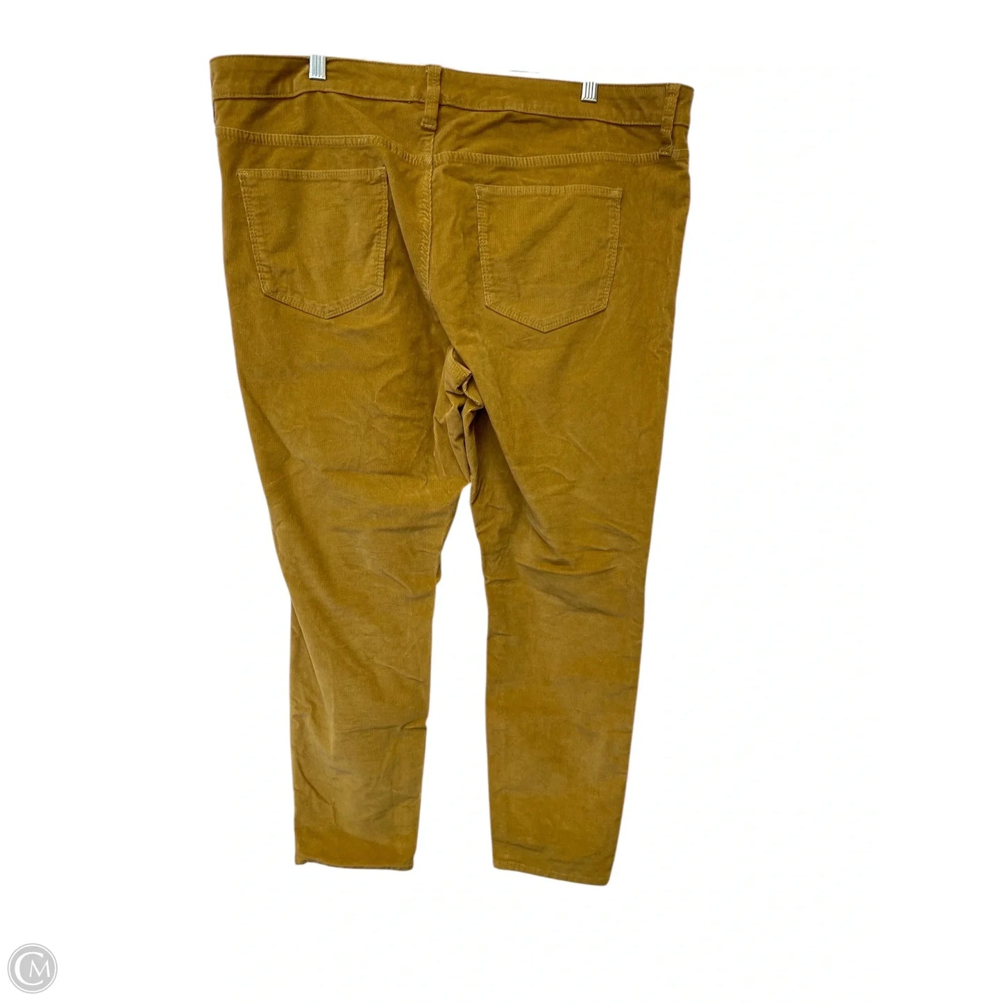 Pants Corduroy By Universal Thread In Yellow, Size: 18