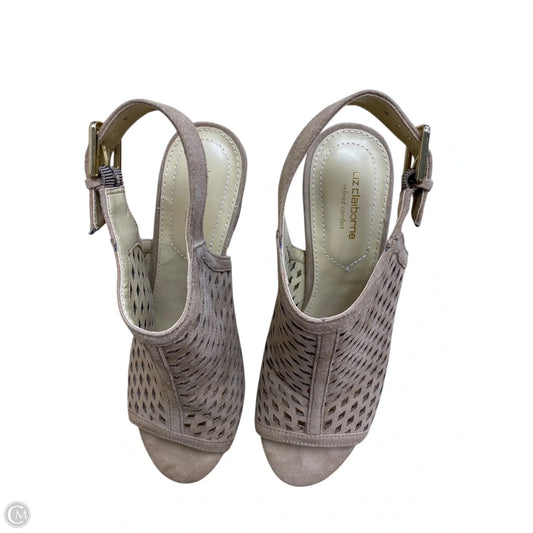 Shoes Heels Block By Liz Claiborne In Brown, Size: 7