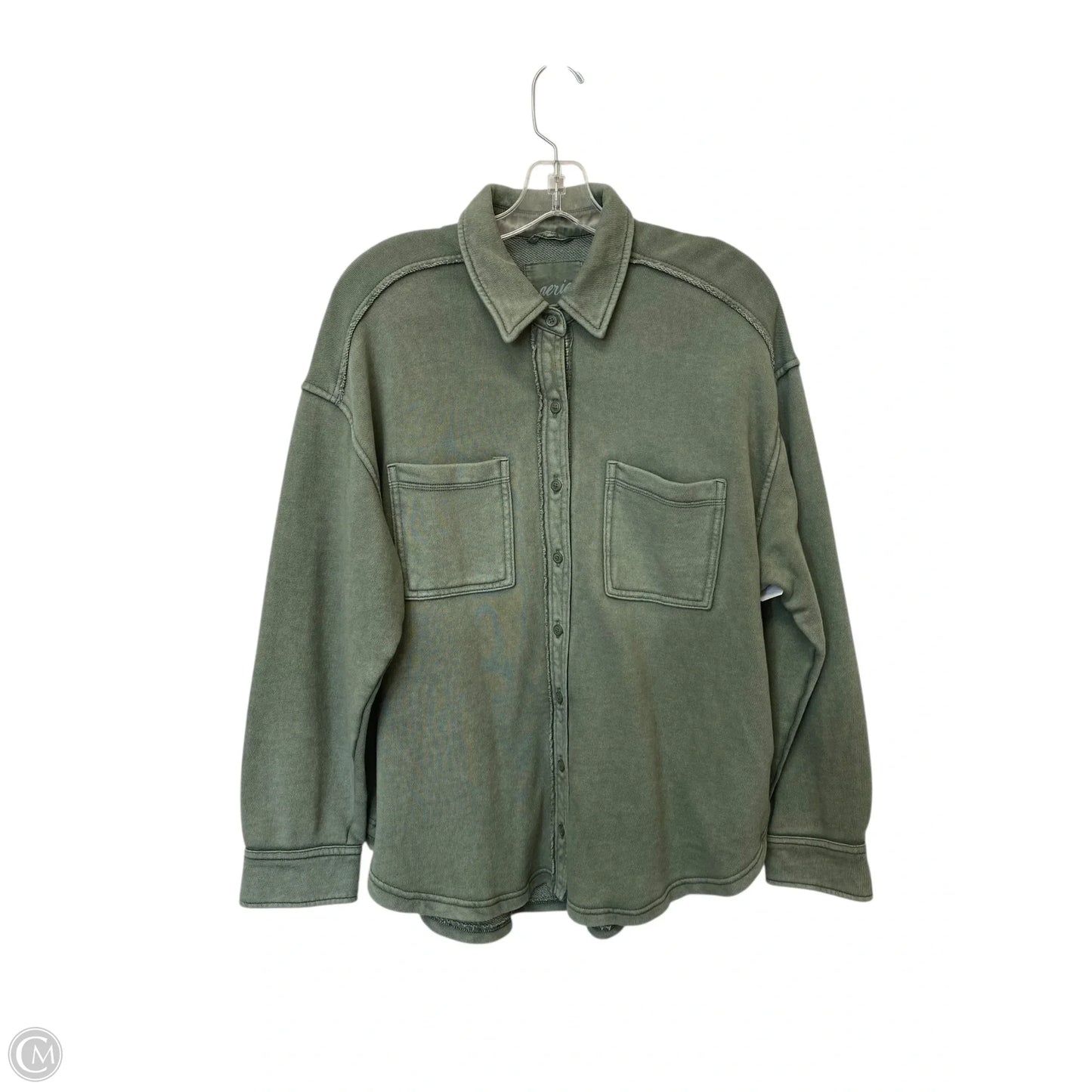 Top Long Sleeve By Aerie In Green, Size: Xs