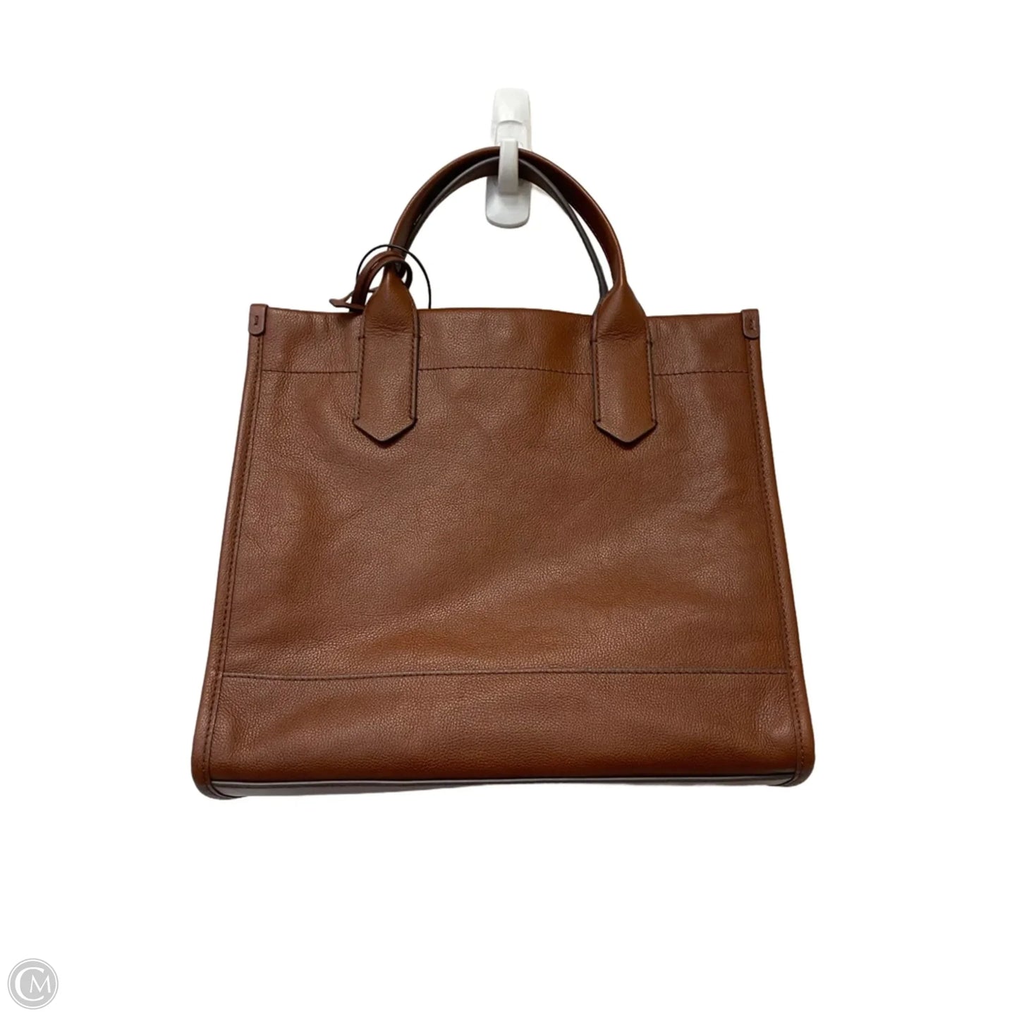 Handbag Leather By Fossil, Size: Medium