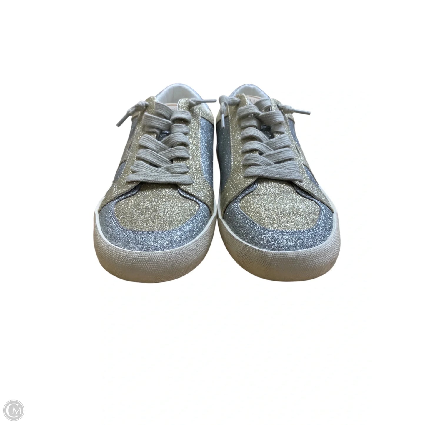 Shoes Sneakers By Vintage Havana In Gold & Silver, Size: 9