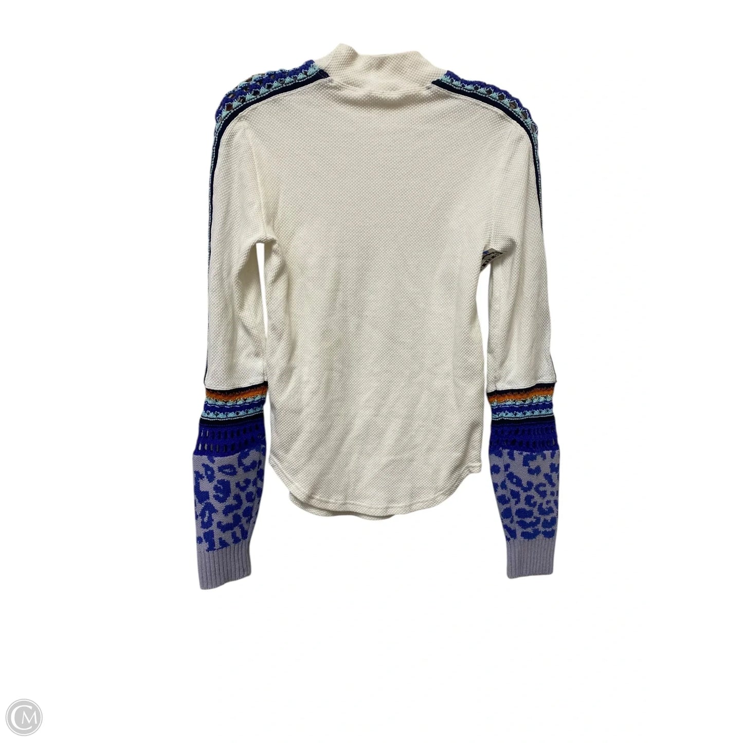 Top Long Sleeve By Free People In White, Size: L